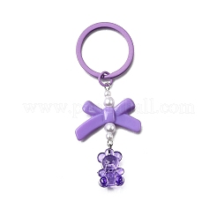 Железные акриловые брелки-бантики&nbsp;KEYC-JKC01385