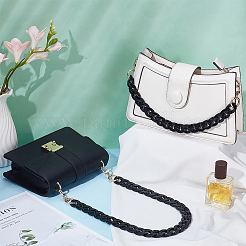 2 шт. 2 стиля акриловых витых цепных ручек для сумок&nbsp;HJEW-UN00071