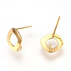 Фурнитура для сережек-гвоздиков из нержавеющей стали 304&nbsp;STAS-G176-03G