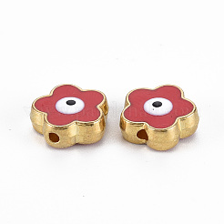 Рейка покрытие сплава эмалевые бусины ENAM-S122-044C-01-RS