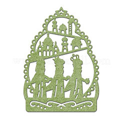 Углеродистая сталь разрезает трафареты DIY-WH0170-100