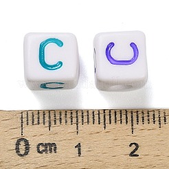 Непрозрачные акриловые бусины&nbsp;OACR-I022-01C