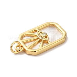 Покрытие стойки латунь микропаве прозрачные подвески из кубического циркония KK-F853-19G