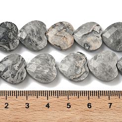 Натуральная карта каменные бусы пряди&nbsp;G-A309-A17-01