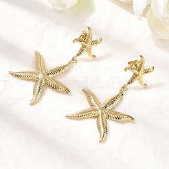 Серьги-гвоздики из нержавеющей стали 304&nbsp;EJEW-K268-43B-G