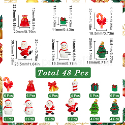 Ornements de sculpture en résine de Noël&nbsp;RESI-SC0005-90C