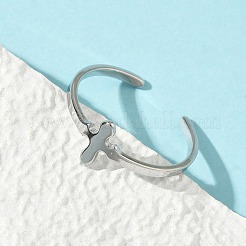 Регулируемые манжетные кольца из нержавеющей стали 304 RJEW-Z105-01P-05