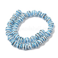 Бусины ручной работы из эмали с золотым песком&nbsp;LAMP-B035-03