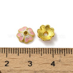Legierung Emaille-Perlen Kappen&nbsp;LS-FIND-G074-02D