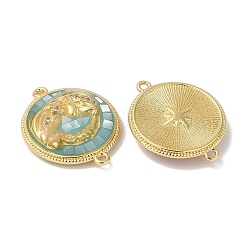 Подвески из эпоксидной смолы и ракушек KK-K380-11C-G