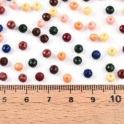 Непрозрачные цветные стеклянные бусины&nbsp;SEED-N007-19D