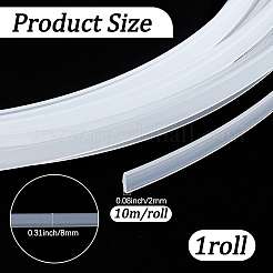 Robe de mariée en PVC translucide de 10 m avec structure en forme de baleine&nbsp;DIY-GF0014-12B