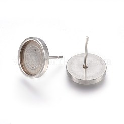 Серьги-гвоздики из нержавеющей стали 304 X-STAS-L219-02B