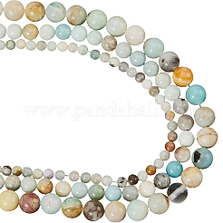 3 нити 3 стиля натуральные цветочные бусины из амазонита нити G-PA0001-43