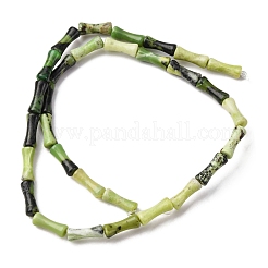 Природные серпантину нитей бисера G-L624-G13-12x5mm