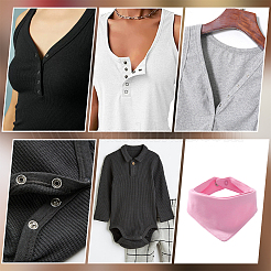 5 ярд ленты с кнопками из нержавеющей стали 201&nbsp;OCOR-WH0078-190A-01P