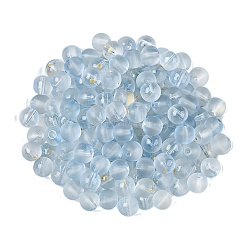 Perles de verre de peinture de cuisson givrée&nbsp;DGLA-N005-8mm-07