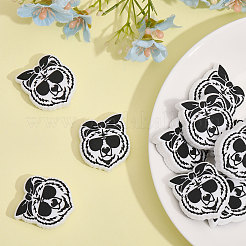 10шт пищевые экологически чистые силиконовые бусины SIL-CA0001-98