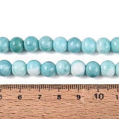 Brins de perles de verre teintées à effet ombré opaque&nbsp;GLAA-Q106-04A-08