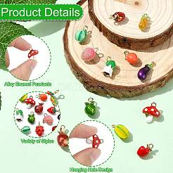 14шт 14 стиля подвески из сплава с эмалью&nbsp;FIND-CJ0005-23