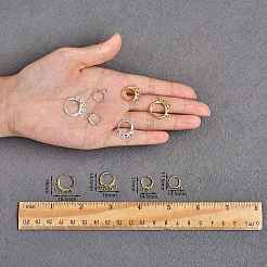 12 шт. 6 стильных латунных рычага и 4 шт. 2 цветных фурнитуры для сережек FIND-SZ0002-66