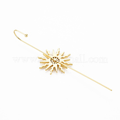 Boucle d'oreille en forme de soleil&nbsp;EJEW-N099-019-NF