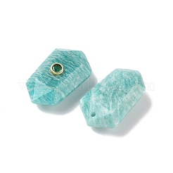 Граненые подвески из натурального амазонита G-B151-02I