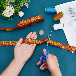 Жаккардовая лента в этническом стиле длиной 7 м. OCOR-WH0085-59