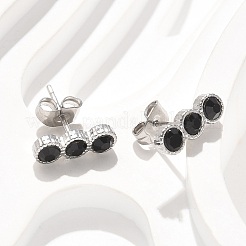 Серьги-гвоздики из нержавеющей стали 304&nbsp;EJEW-F361-01P