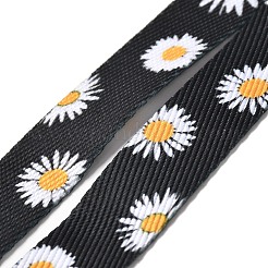 Ремешок на шею из полиэстера с пластиковыми прямоугольными держателями для визитных карточек AJEW-XCP0002-33