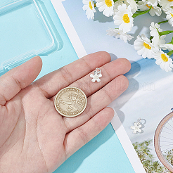 2 Stück: 925 Blumenanhänger aus Sterlingsilber mit Biegeringen.&nbsp;FIND-HY0004-21