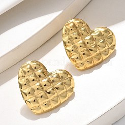 Серьги-гвоздики из нержавеющей стали 304 EJEW-U047-18G