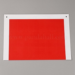 PVC-Aufkleber, arrow, rot, 9.9x4.9x0.03 cm
