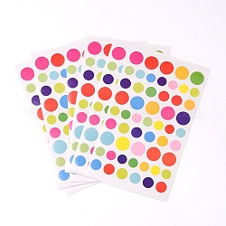 Flat Round DIY Cloth Picture Stickers, Mixed Color, 16x9.4cm, about 6pcs/bag