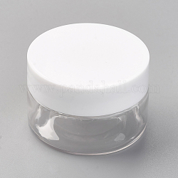 Прозрачные пластиковые бусины, колонка, прозрачные, 5x3.3 см, емкость: 65 мл (2.2 жидких унции)