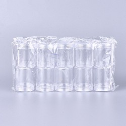 Kunststoff-Kügelchen Container, Transparent, 3.9x5 cm, Kapazität: 20 ml (0.67 fl. oz)