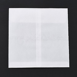 Rechteckige durchscheinende Pergamentpapiertüten, für Geschenktüten und Einkaufstüten, Transparent, 21 cm, Tasche: 160x160x0.3 mm