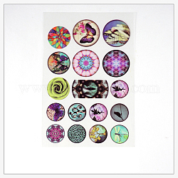 Filler Stickers(No Adhesive on the back), for UV Resin, Epoxy Resin Jewelry Craft Making, Colorful, 15x10cm