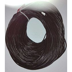 Rindslederband, Leder Schmuckkabel, Schmuck DIY, das Material, Runde, Kokosnuss braun, 1.5 mm