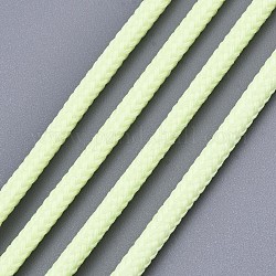 Светящиеся шнуры из полиэстера, светло-желтый, 3 мм, около 100 ярд / пучок (91.44 м / пучок)