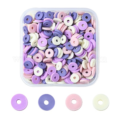 1 нить бусин ручной работы из полимерной глины CLAY-YW0001-85-1