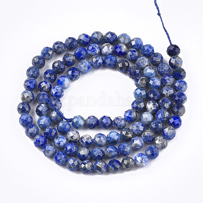 Natürlicher Lapislazuli Perlenstränge&nbsp;G-T108-36-1
