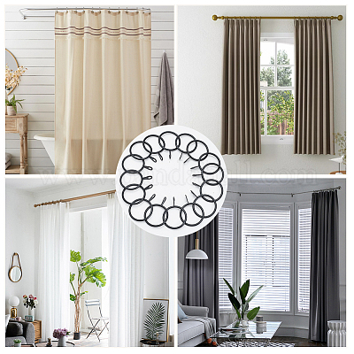 Железная драпировка скользящие кольца для проушин IFIN-SP0001-17A-EB-1