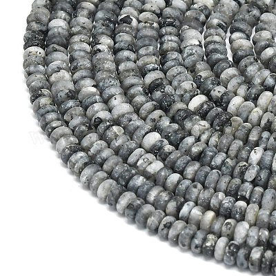 Природные лабрадорита бисер нитей G-P575-A50-4x2mm-1