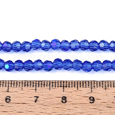 Гальванизируйте прозрачное стекло бисер нитей EGLA-A035-T4mm-L21-1