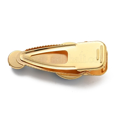 Синтетические бирюзовые заколки крокодил G-B042-03G-08-1