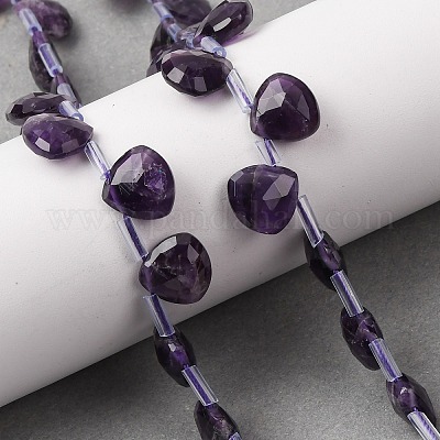 Natürlichen Amethyst Perlen Stränge&nbsp;G-L654-L01-01-1