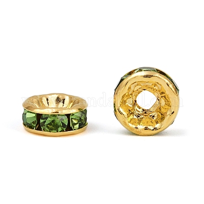 Латунь марки А горный хрусталь Spacer бисер&nbsp;RSB038NF-10G-1