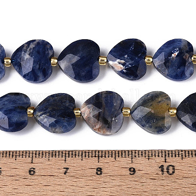 Природный содалит бисер нитей&nbsp;G-P592-B08-01-1