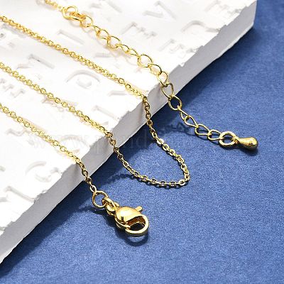 Латунные кабельные цепи ожерелья MAK-P011-01G-1